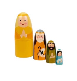 Ten Thousand Villages Nesting Doll Nativity