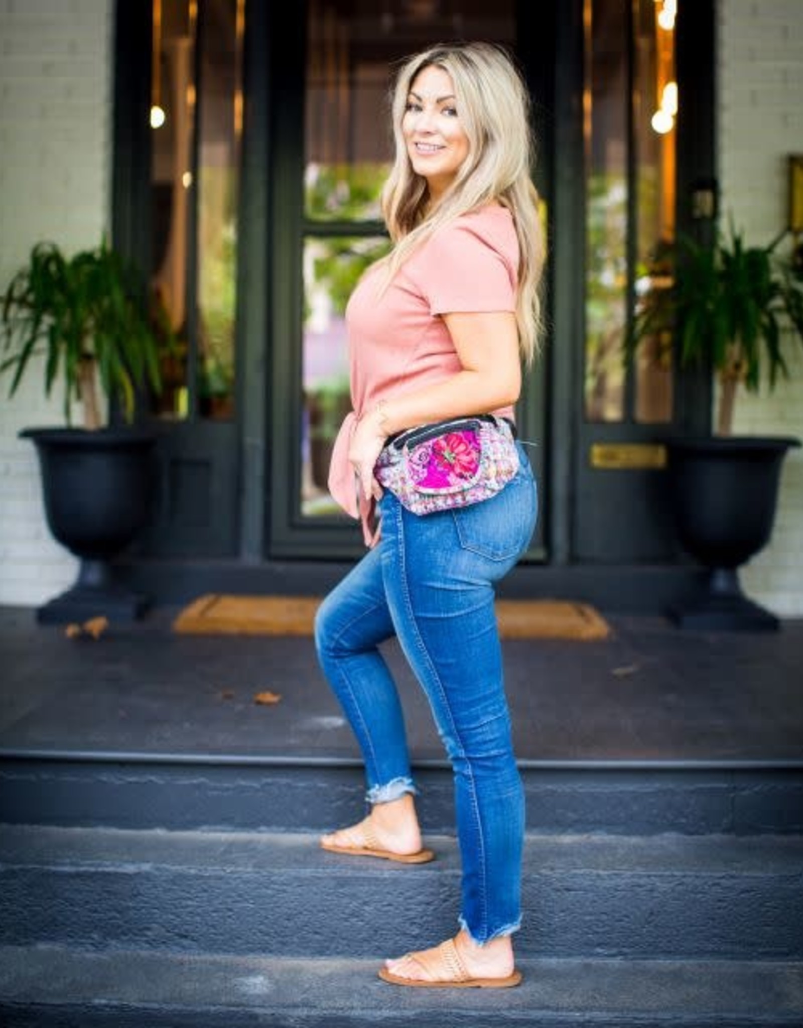 Lucia's Imports Upcycled Fanny Pack