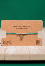 Lucia's Imports Feather String Bracelet