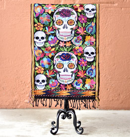 Lucia's Imports Sugar Skull Table Runner M 50"