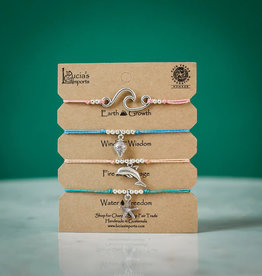 Lucia's Imports Sea Collection Bracelet Set (Pastel)