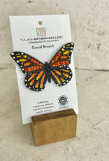 Tulia Artisans Monarch Brooch