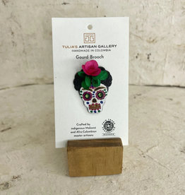 Tulia Artisans Day of the Dead Brooch