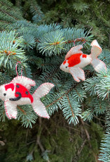 Global Crafts Koi Fish Handmade Felt Ornaments