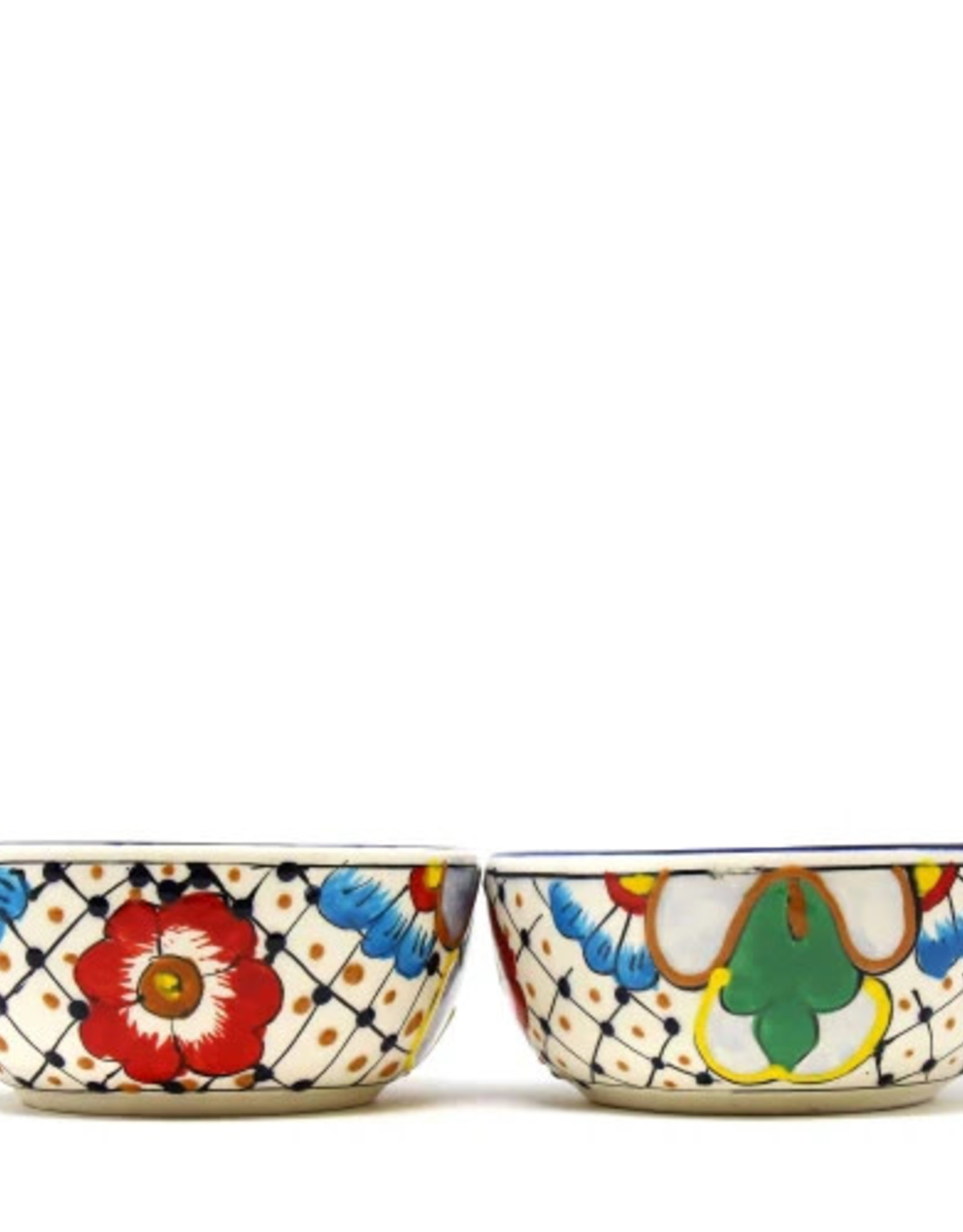 Global Crafts Encantada Bowls, Dots & Flowers