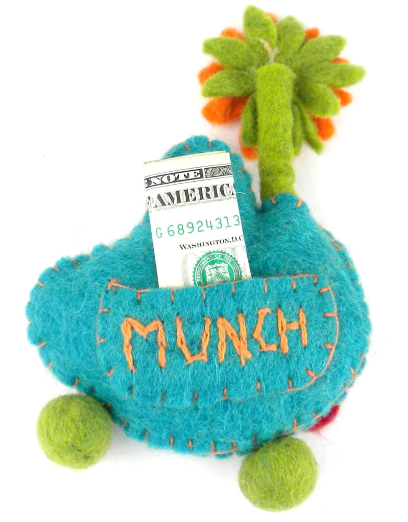 Blue Monster Tooth Fairy Pillow Bunyaad