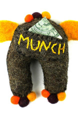 Global Crafts Brown Monster Felt Tooth Fairy Pillow