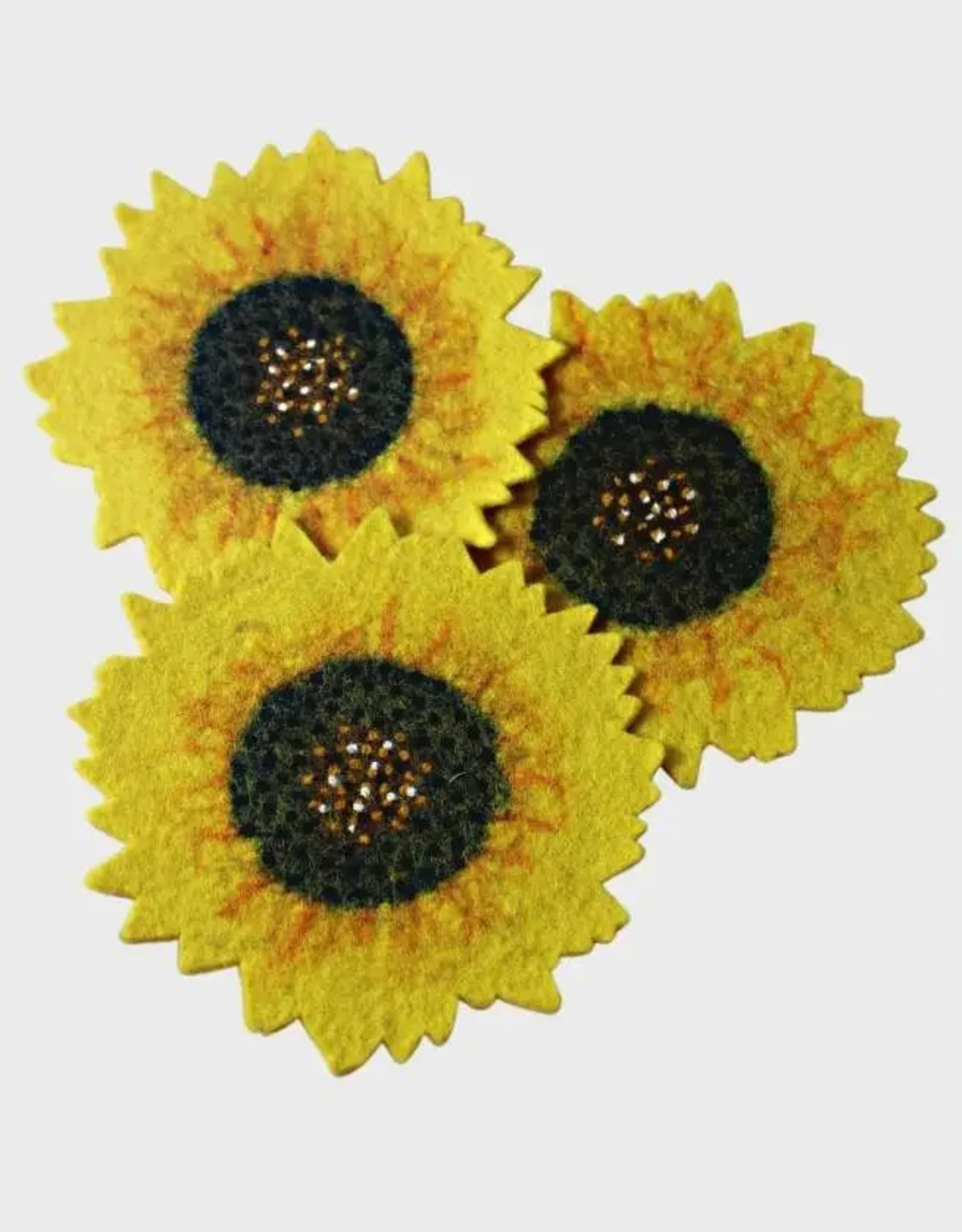 Ganesh Himal Felt Potholder Sunflower