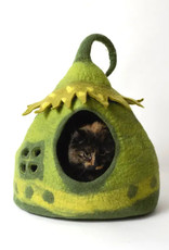 Dharma Dog Karma Cat Green Fairy House Pet Cave