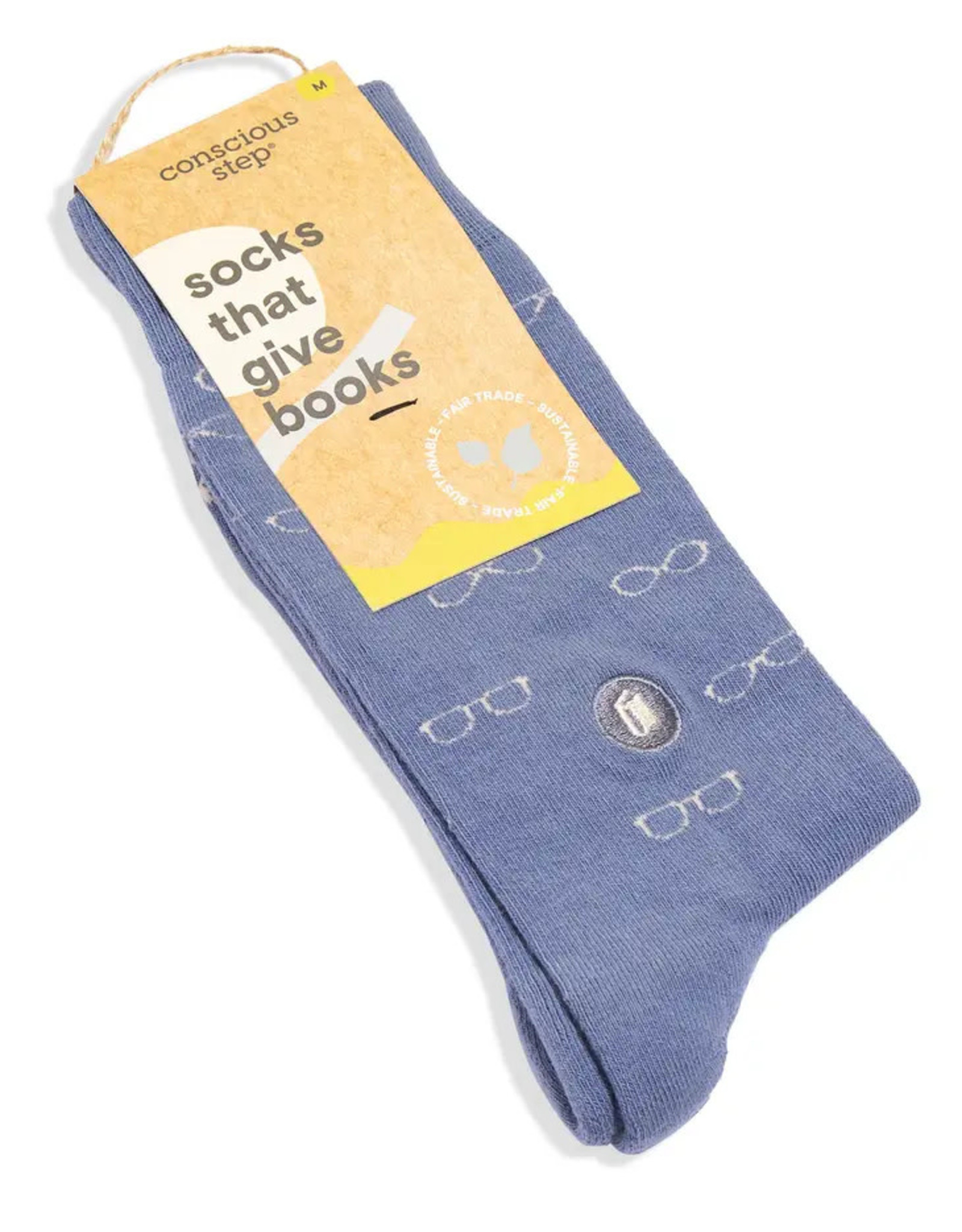 Conscious Step Socks that Give Books (Glasses)