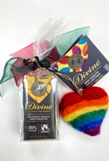 Rainbow Heart Chocolate Sampler
