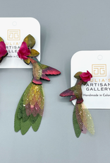 Tulia Artisans Anna's Hummingbird Earrings (Small)