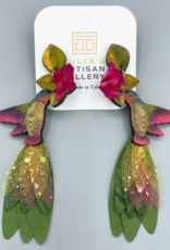 Tulia Artisans Anna's Hummingbird Earrings (Large)