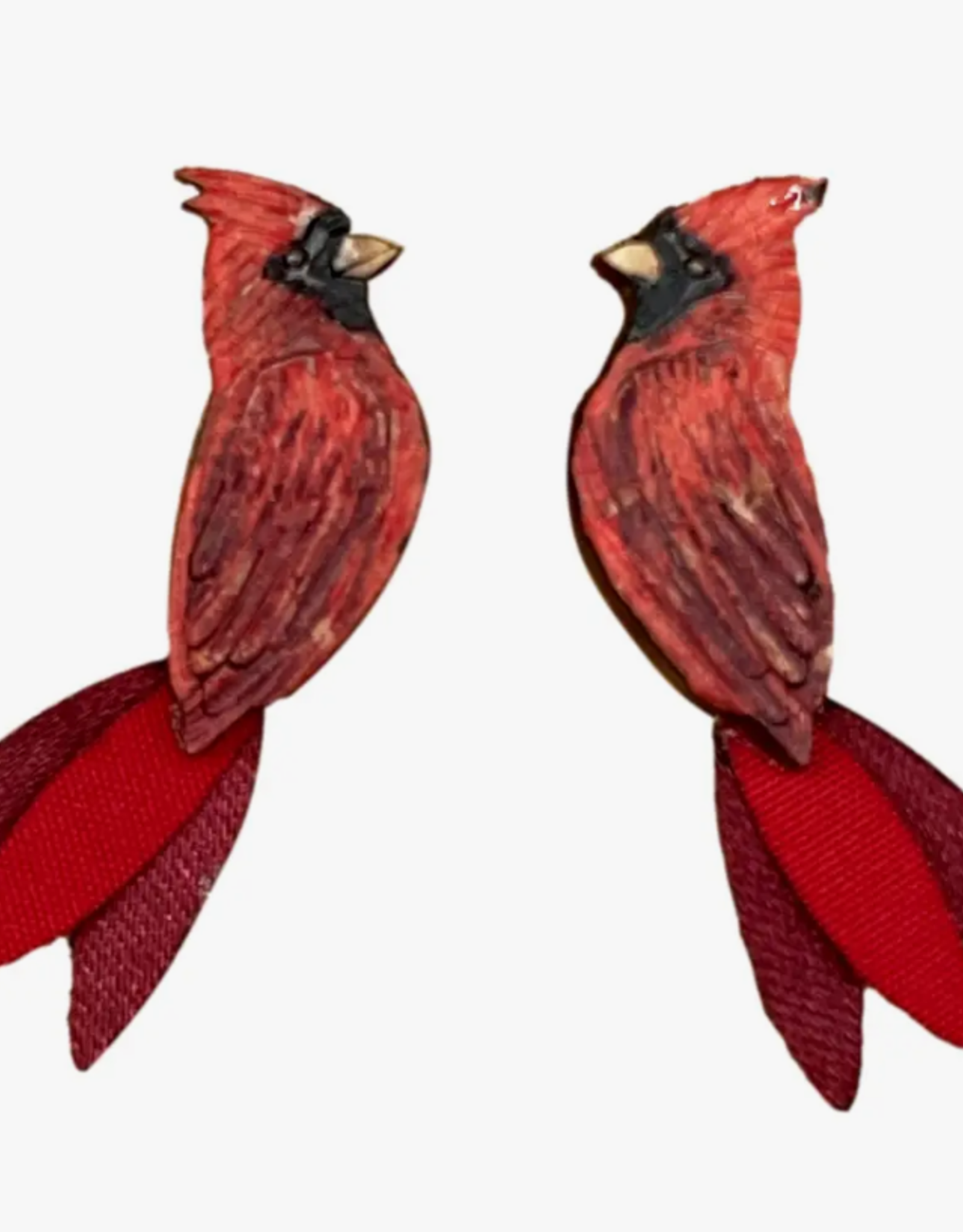 Tulia Artisans Cardinal Earrings (Small)