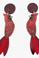 Tulia Artisans Cardinal Earrings (Large)