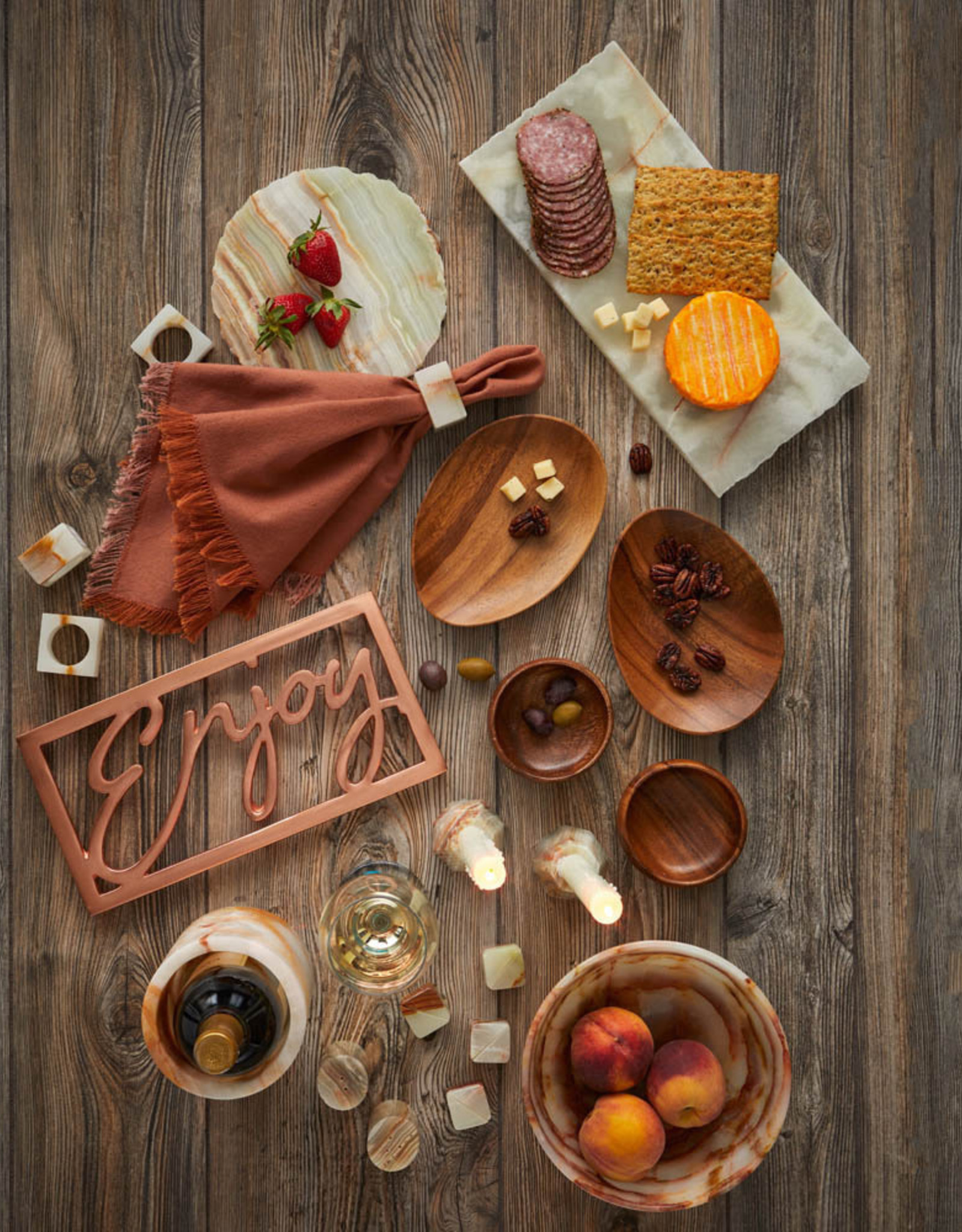 Serrv Terracotta Woven Napkin