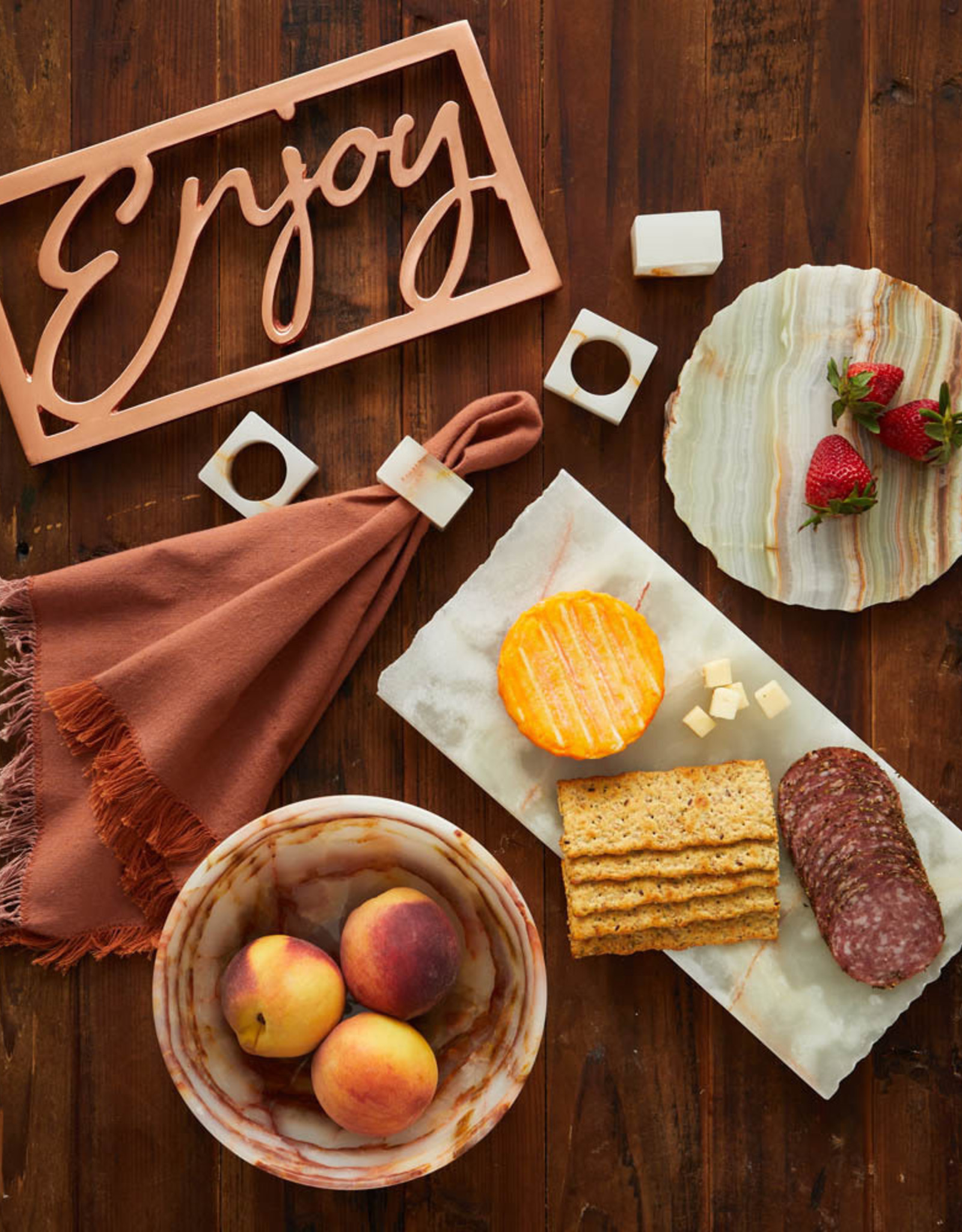 Serrv Terracotta Woven Napkin