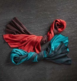 Serrv Turquoise Kashmiri Solid Scarf