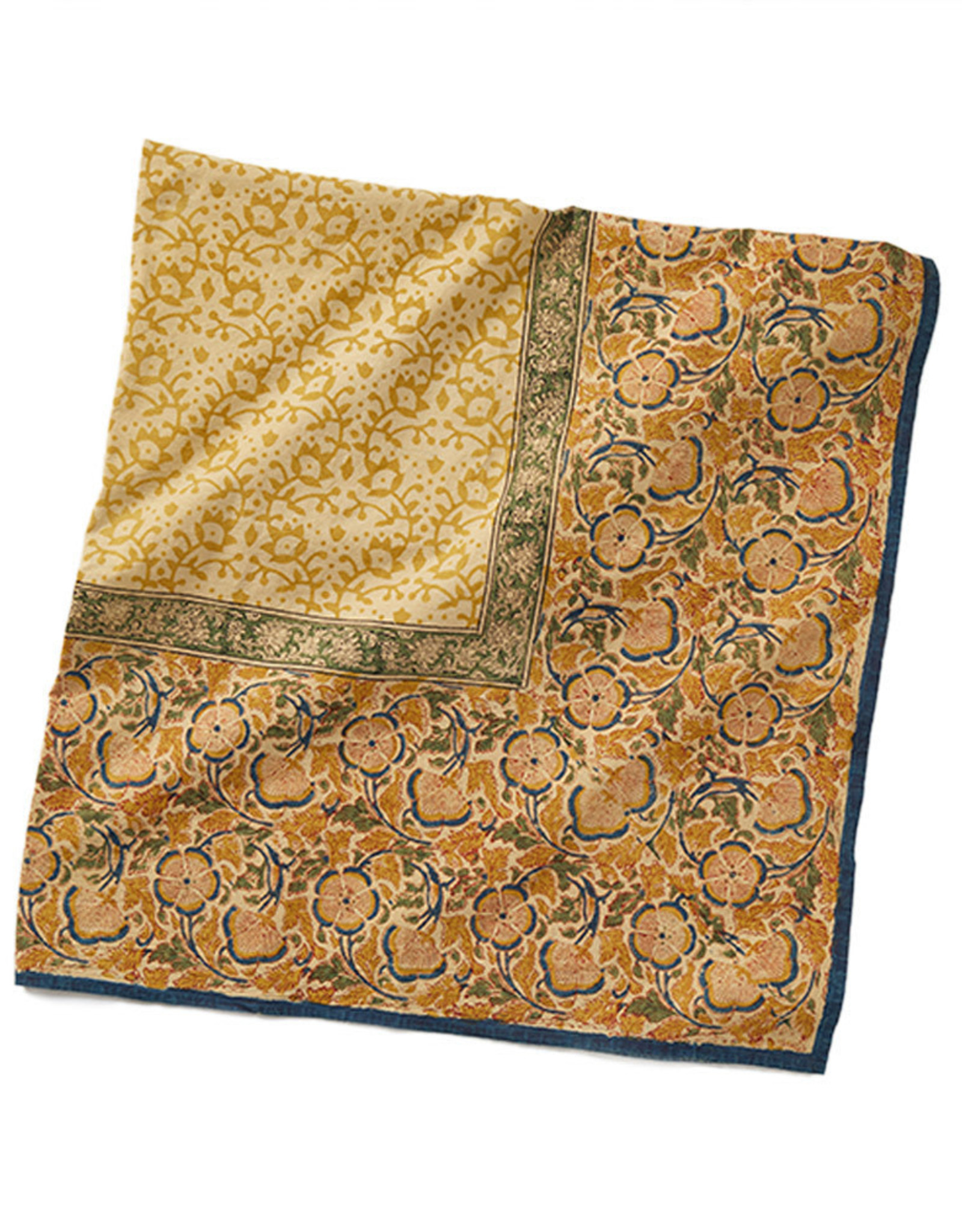 Serrv Kalamkari Meadow Tablecloth 120"x70"