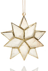 Serrv Capiz Star Ornament