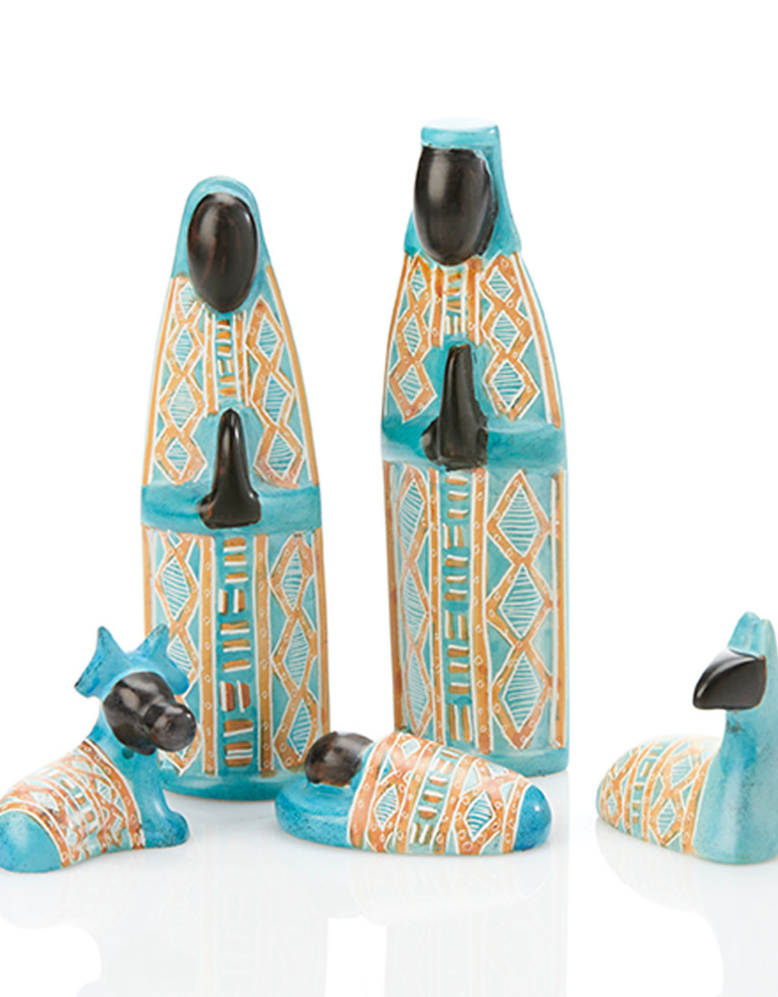 Serrv Kitenge Soapstone Nativity