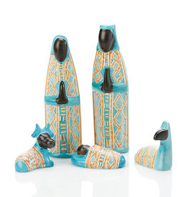 Serrv Kitenge Soapstone Nativity