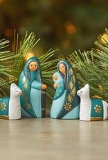 Serrv Tranquil Teal Nativity