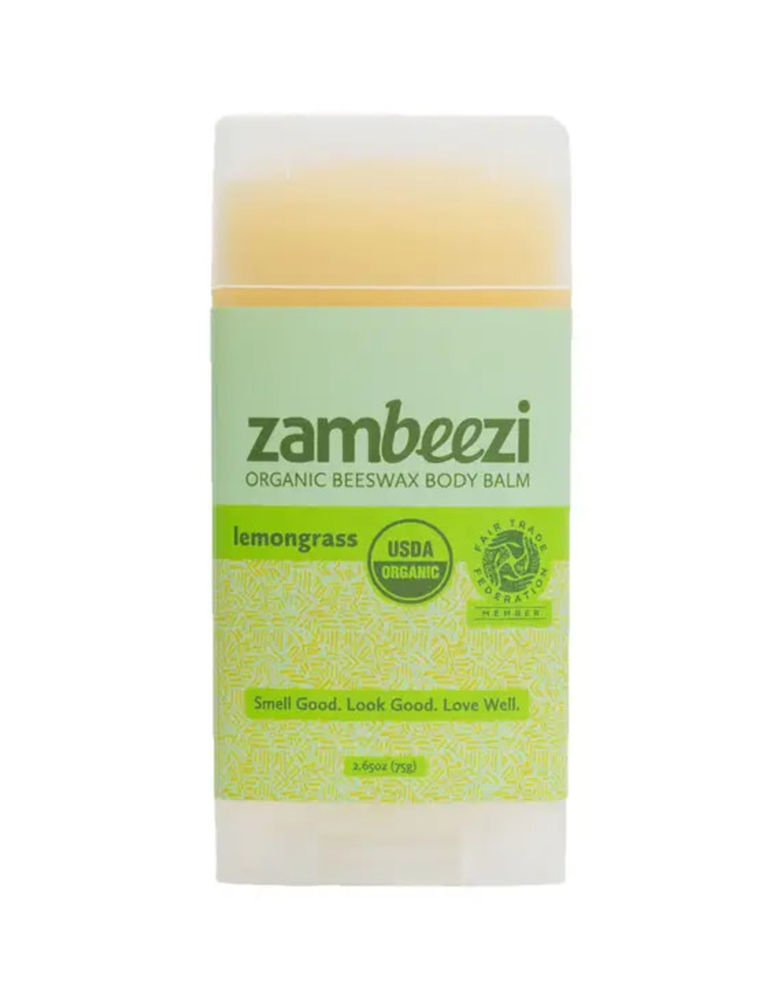 Zambeezi Lemongrass Organic Beeswax Body Balm