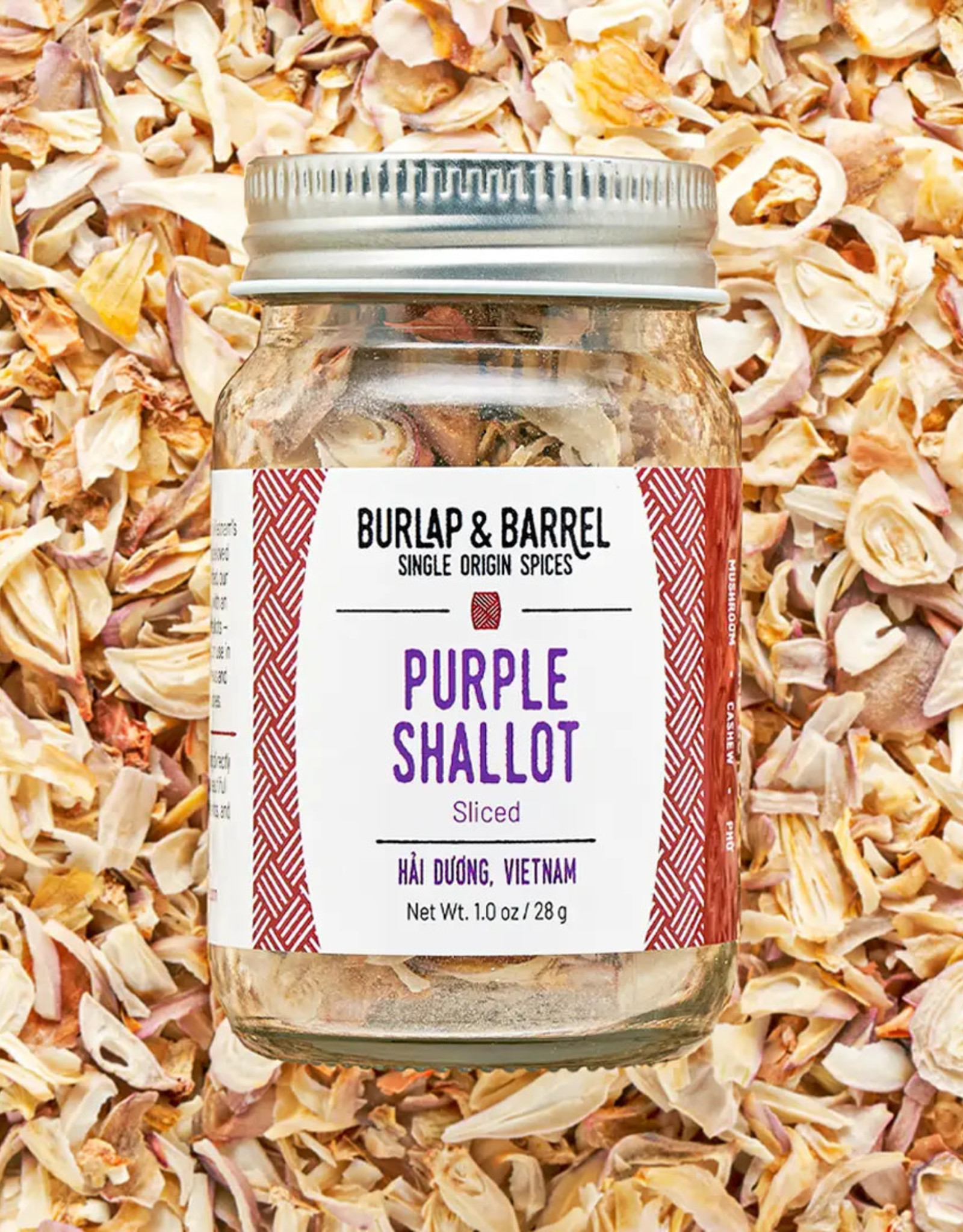 Burlap & Barrel Purple Shallot Slices