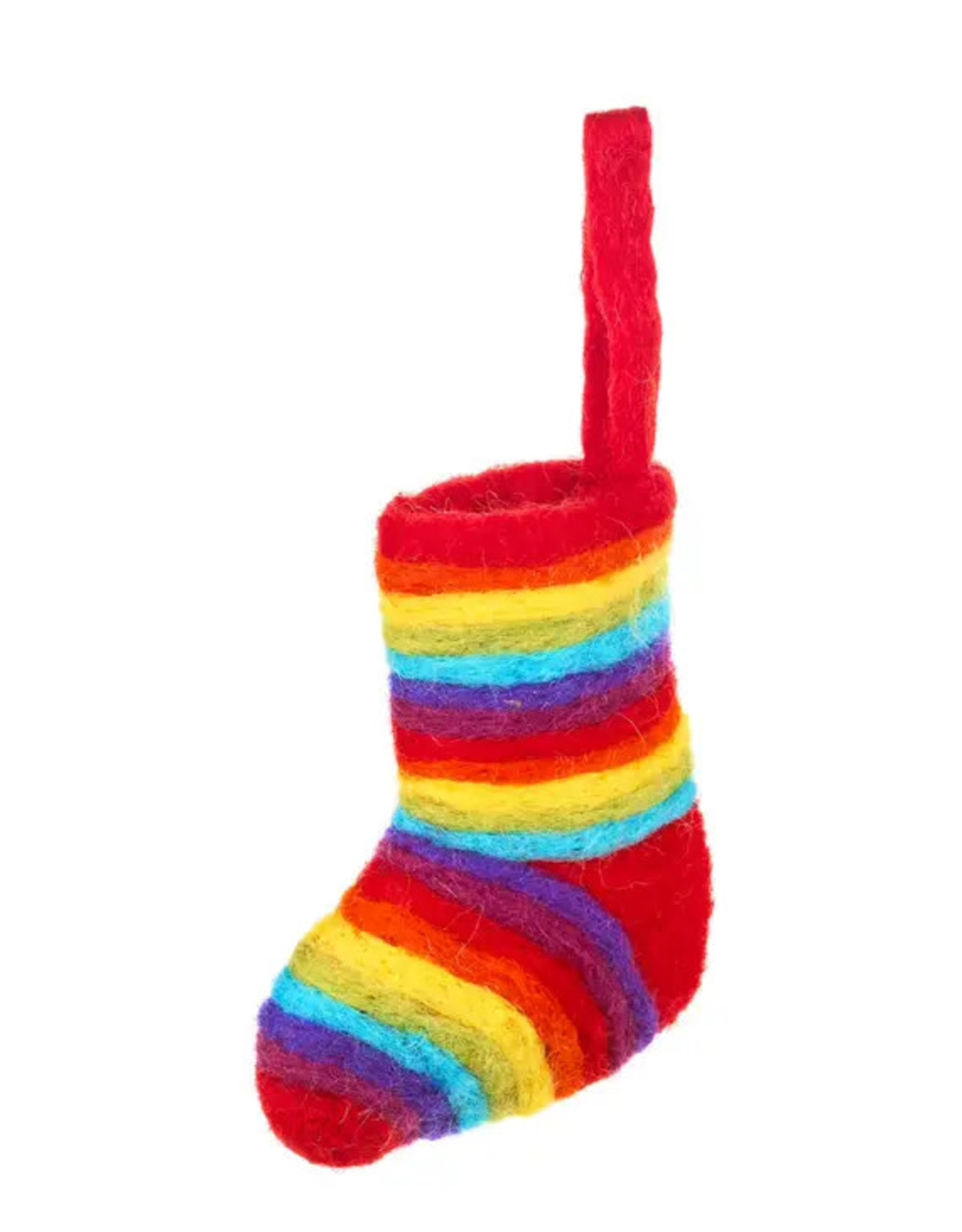 Felt So Good Felt Rainbow Mini Stocking