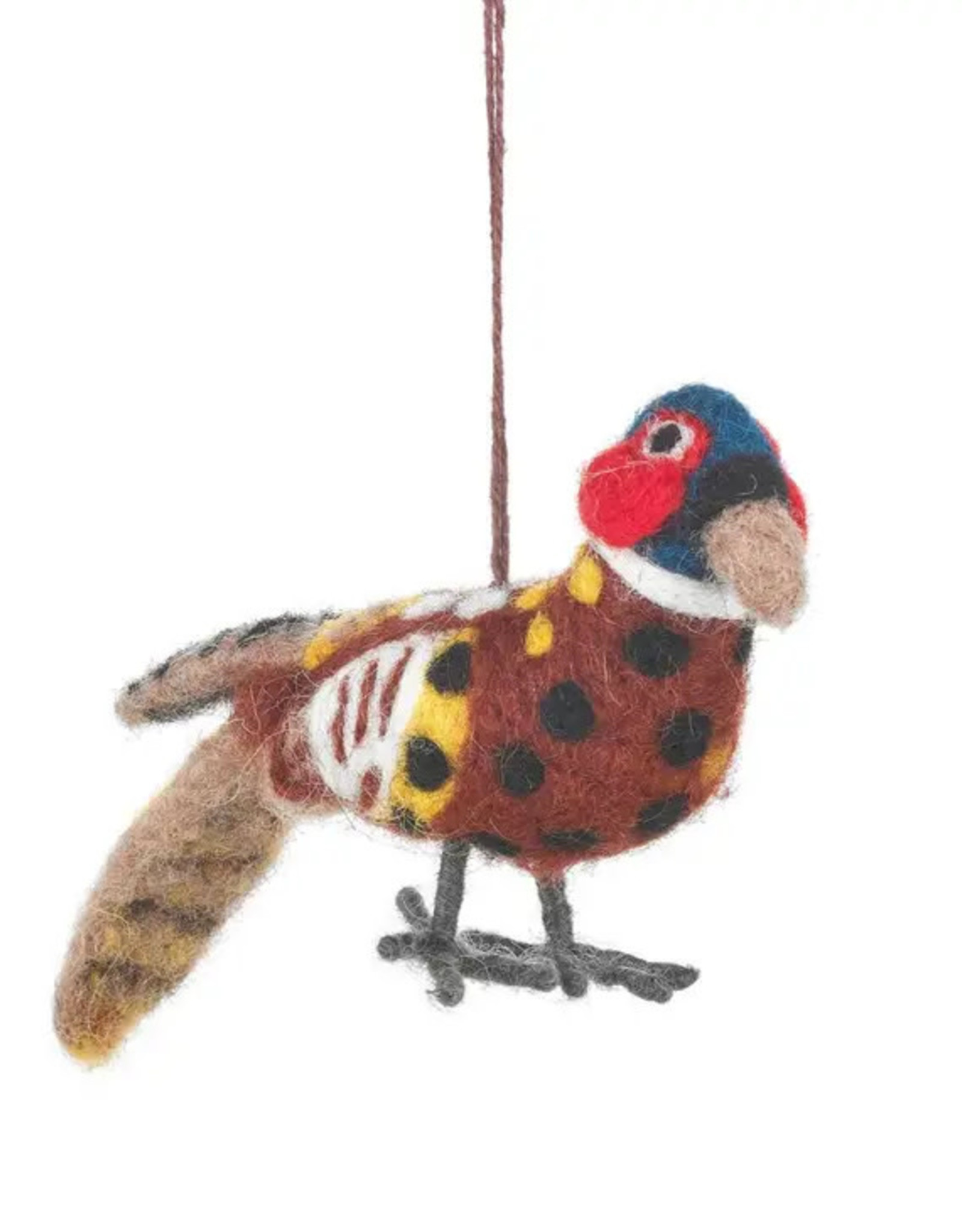 Felt So Good Felt Pheasant ornament