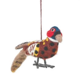 Felt So Good Felt Pheasant ornament