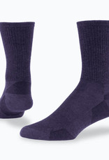 Maggie's Organics Urban Hiker Wool Crew Socks (Dark Purple)