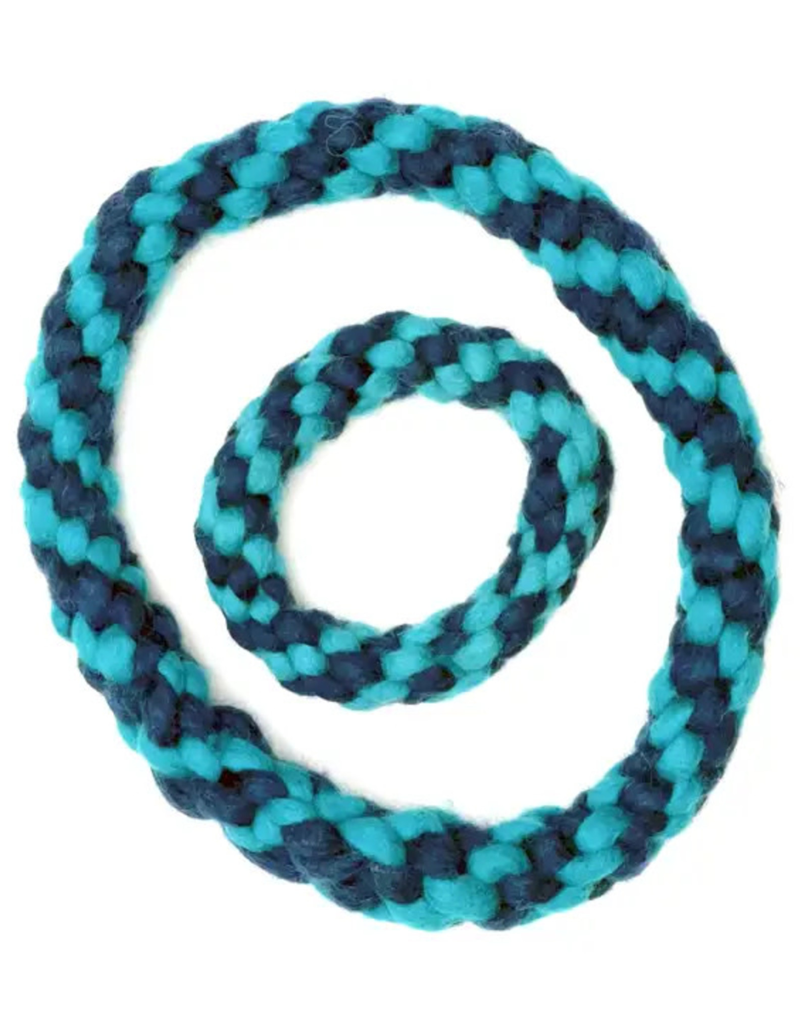 Dharma Dog Karma Cat Rope Ring Toy Blue/Turquoise