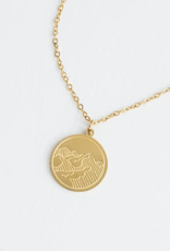 Starfish Project Mountain Adventure Necklace in Gold