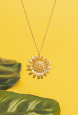 Starfish Project Golden Sunflower Necklace