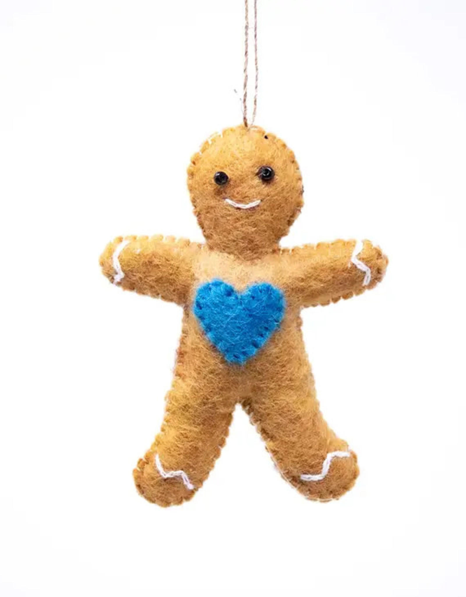 Global Crafts Rainbow Gingerbread Friend Ornament