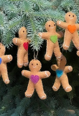 Global Crafts Rainbow Gingerbread Friend Ornament