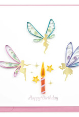 Quilling Card Quilled Fairies Birthday Card