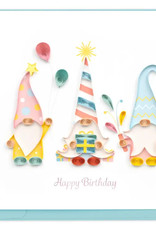 Quilling Card Quilled Birthday Gnomes Greeting Card