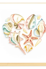 Quilling Card Quilled Seashell Heart Greeting Card