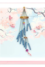 Quilling Card Quilled Spiral Wind Chime Greeting Card