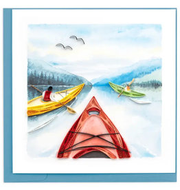 Quilling Card Quilled Kayaking Greeting Card