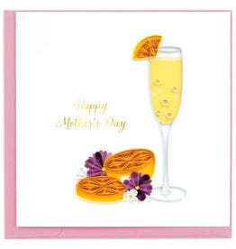 Quilling Card Quilled Mother's Day Mimosa Flower Card
