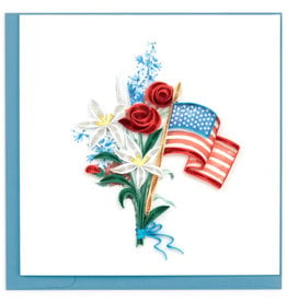 Quilling Card Quilled Memorial Day Flowers Greeting Card