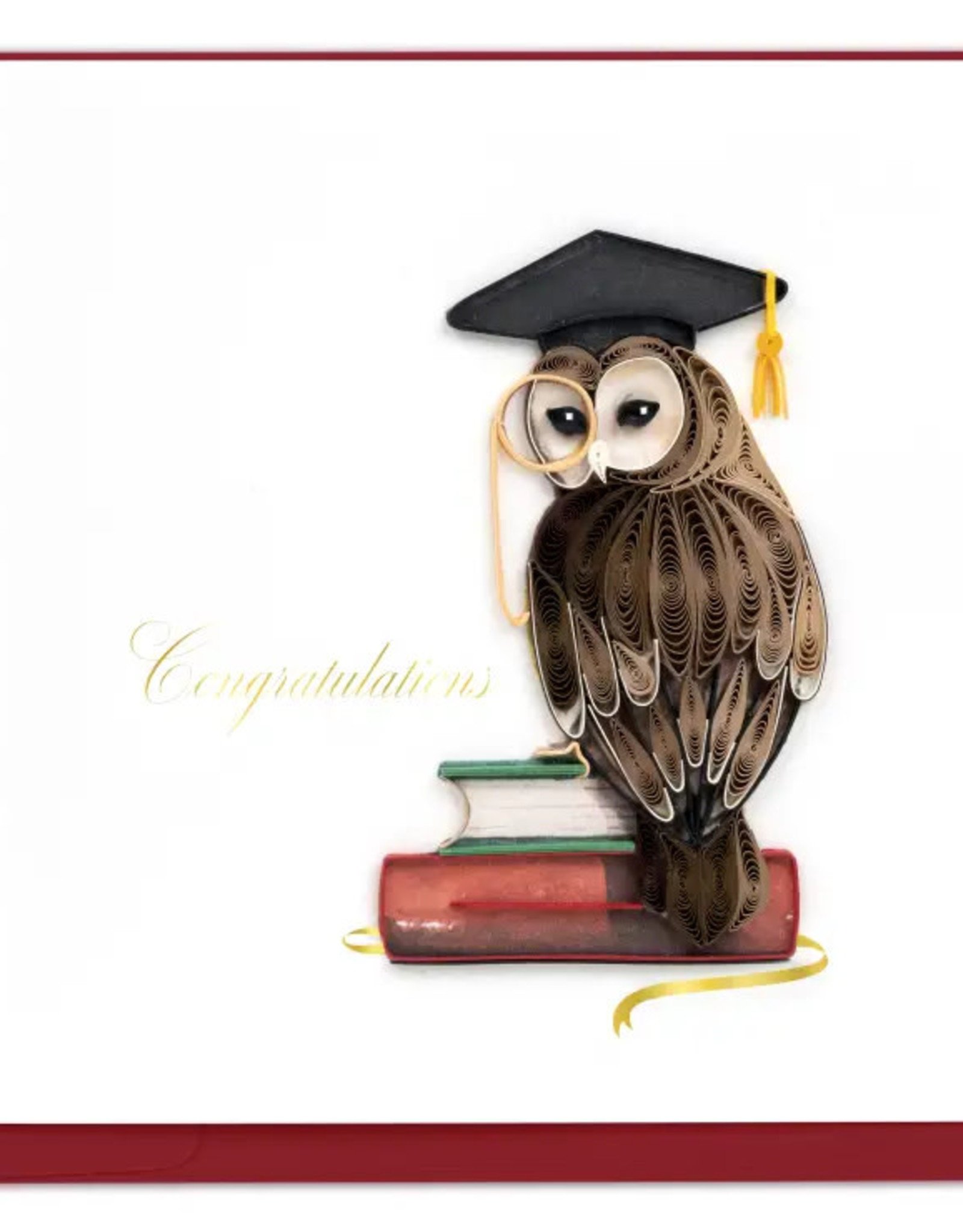 Quilling Card Quilled Graduation Owl Card