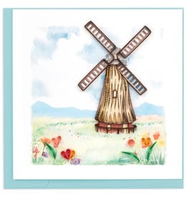 Quilling Card Quilled Dutch Windmill Card