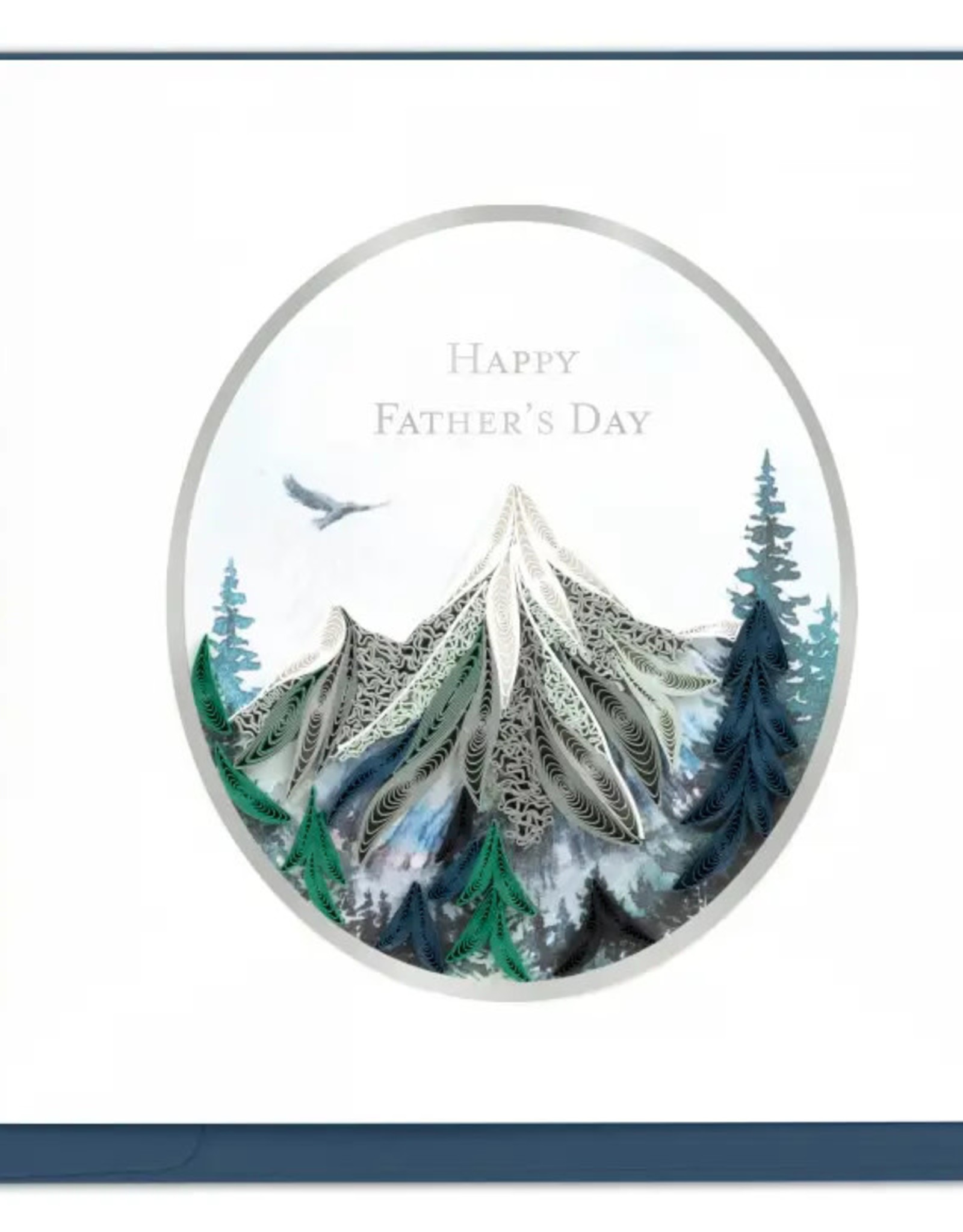 Quilling Card Quilled Father's Day Mountain Greeting Card
