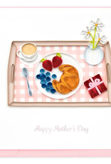 Quilling Card Quilled Breakfast Mother's Day Card