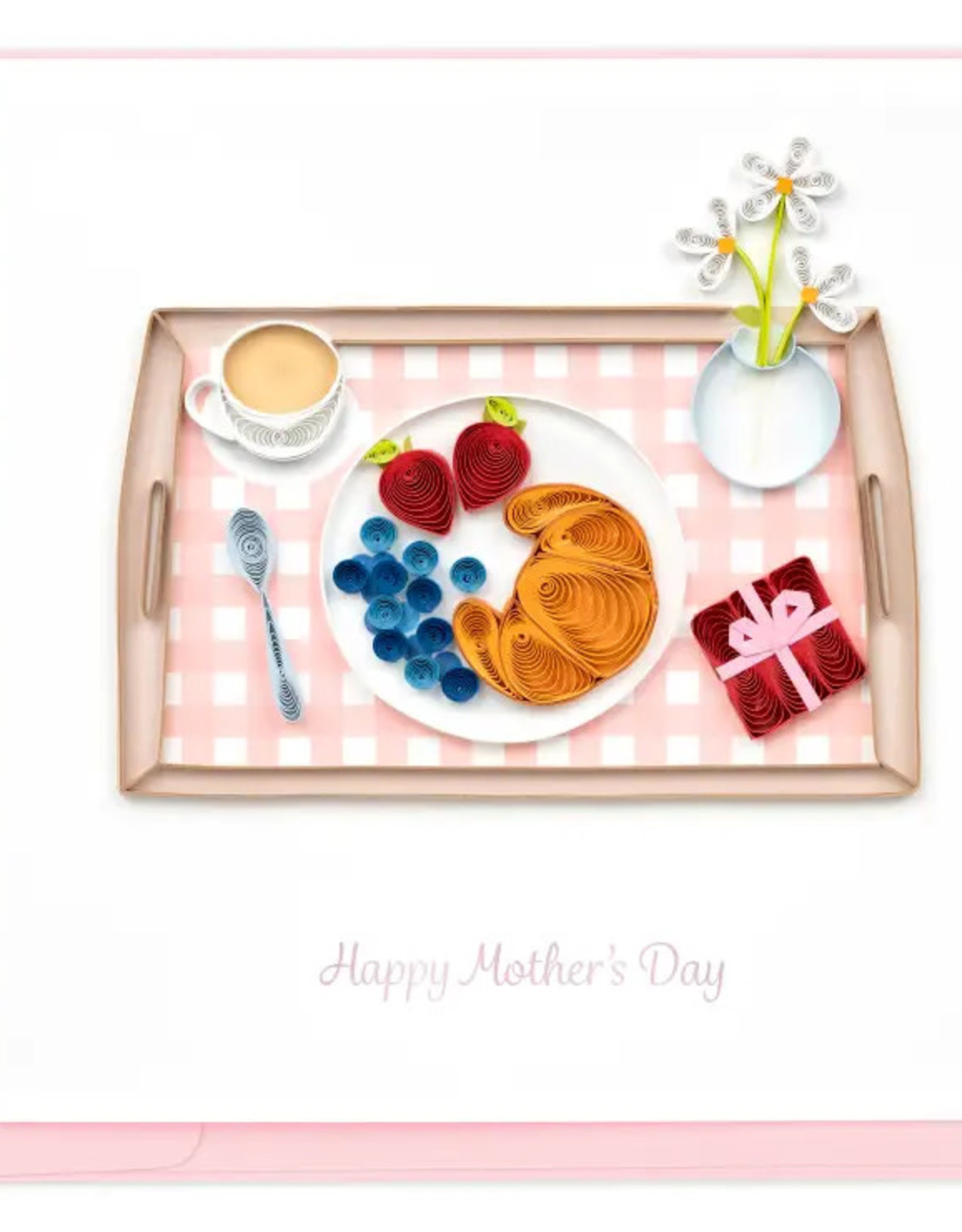 Quilling Card Quilled Breakfast Mother's Day Card